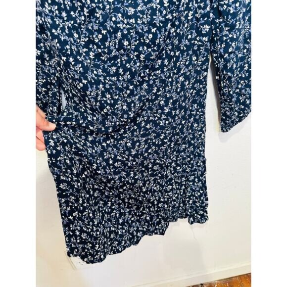 REFORMATION Women's Blue Floral Sweetheart Neckline Mochi Mini Dress Size 12 - Picture 8 of 15